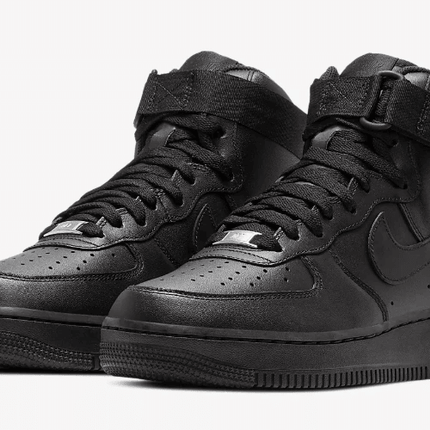 Men's Air Force 1 Mid Triple Black Shoes