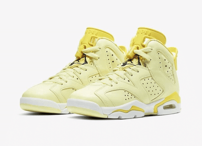 Men's Air Jordan 6 Floral Dynamic Yellow Shoes