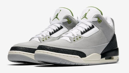 Men's Air Jordan 3 Retro Chlorophyll Shoes