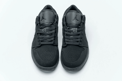 Men's Air Jordan 1 Low Triple Black Shoes