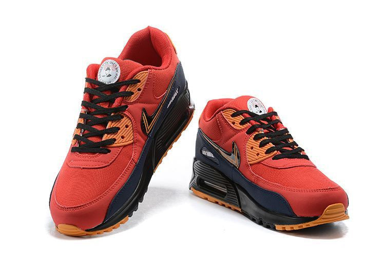 Men's Air Max 90 Red Orange Shoes