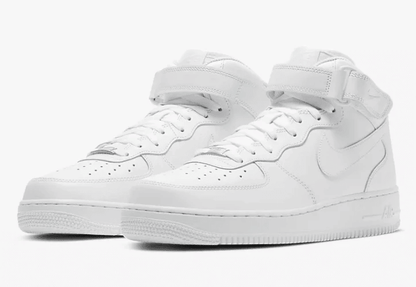 Men's Air Force 1 Mid Triple White Shoes