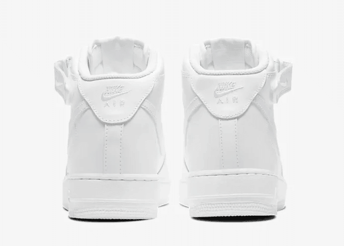 Men's Air Force 1 Mid Triple White Shoes