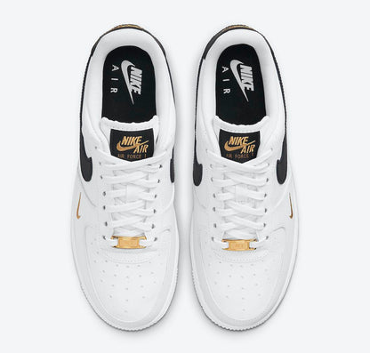Men's Air Force 1 Gold Embroidered Shoes