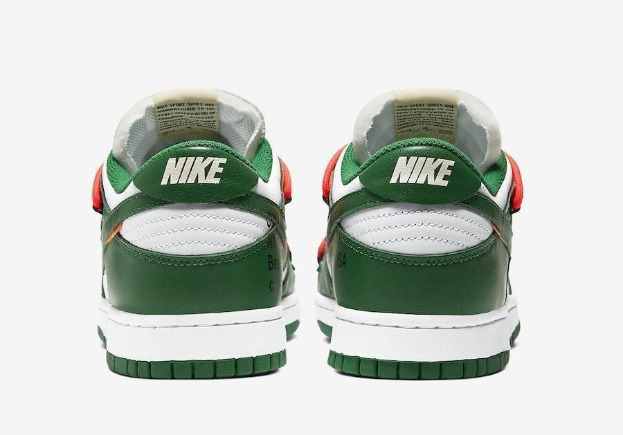 Men's Dunk Low Off White Pine Green Shoes