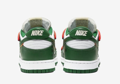 Men's Dunk Low Off White Pine Green Shoes