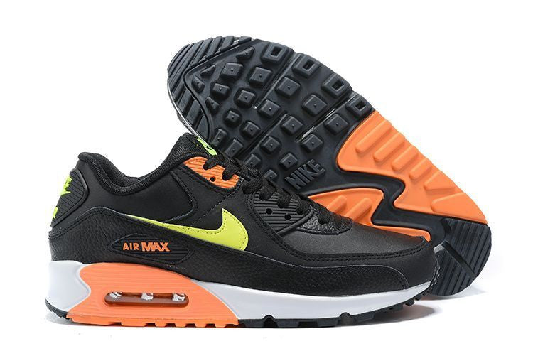 Men's Air Max 90 Black Green Orange Shoes