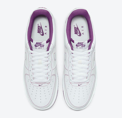 Men's Air Force 1 Low Covered Purple Stitching Shoes