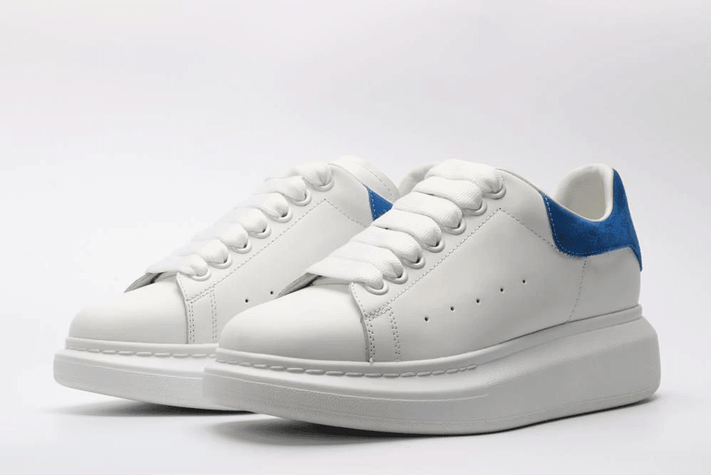 Men's Alexander MCQueen Oversized Sole Leather Sneakers Shoes V3