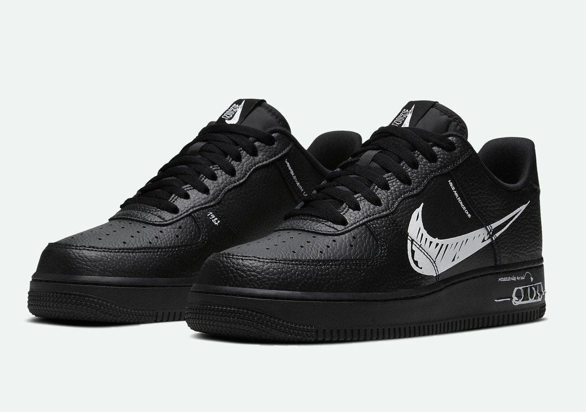 Men's Air Force 1 Low Sketch White Shoes