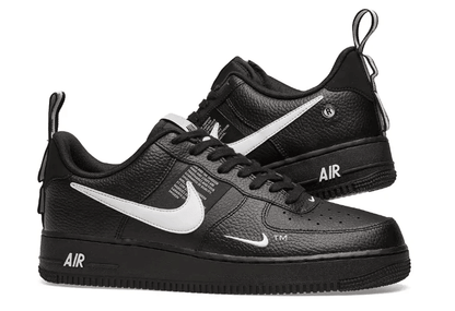 Men's Air Force 1 '07 LV8 Utility Low Black Shoes