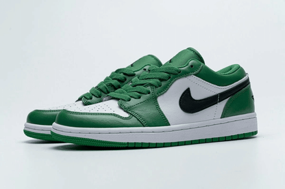 Men's Air Jordan 1 Low White Green Shoes
