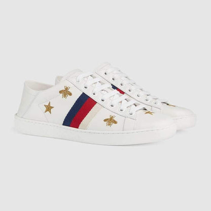 Men's Gucci Bee And Stars Sneaker Shoes