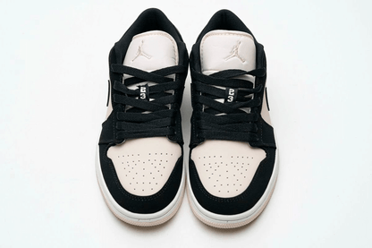 Men's Air Jordan 1 Low Black Guava Ice Shoes