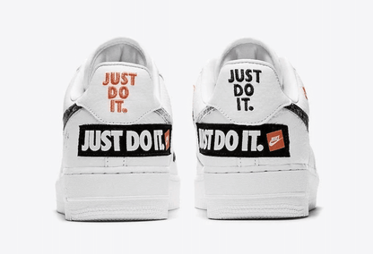 Men's Air Force 1 '07 Premium Low Just Do It White Shoes