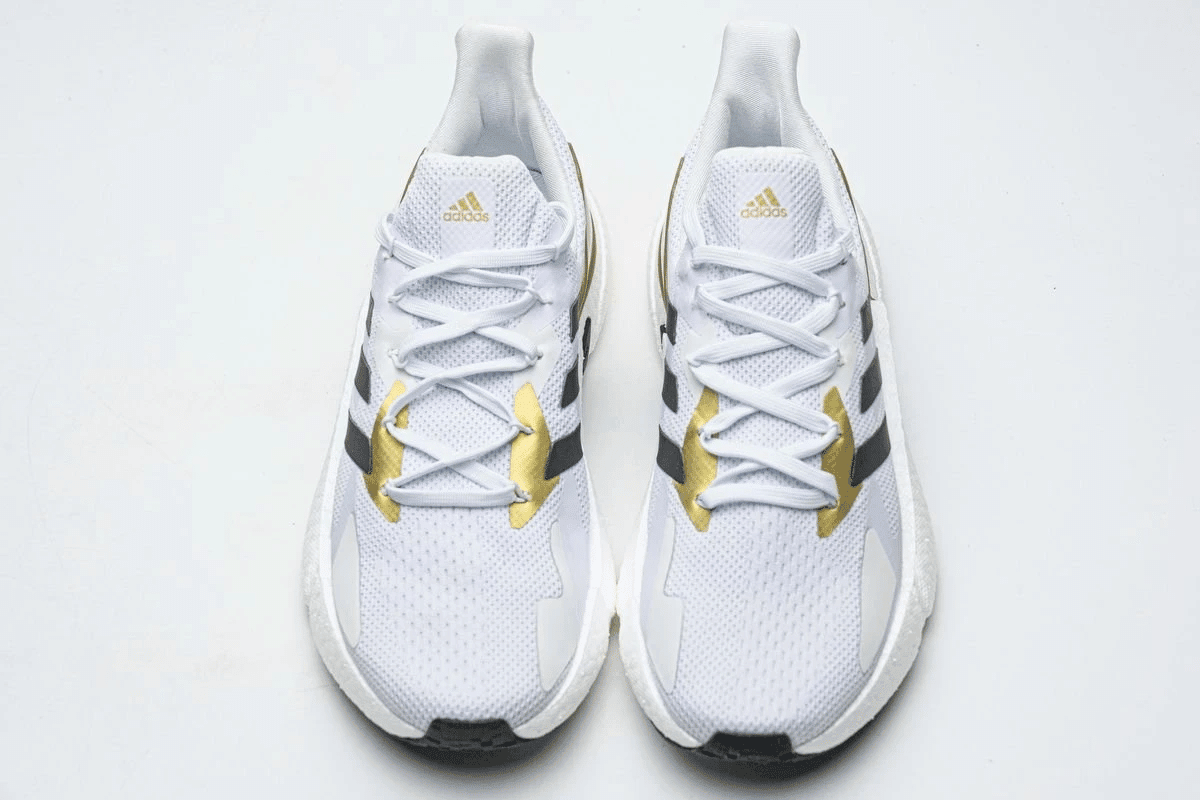 Men's XL9000L4 Boost White Black Metallic Gold Shoes