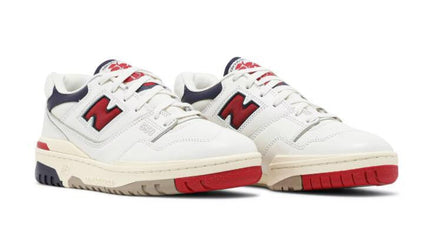 Men's New Balance 550 Aime Leon Dore White Navy Red Shoes