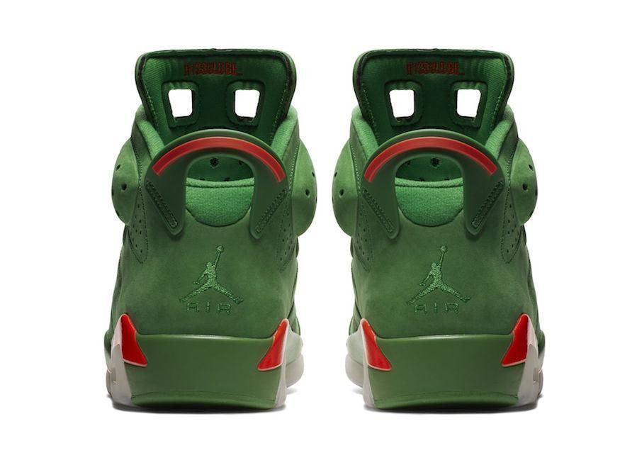 Men's Air Jordan 6 Gatorade Green Shoes