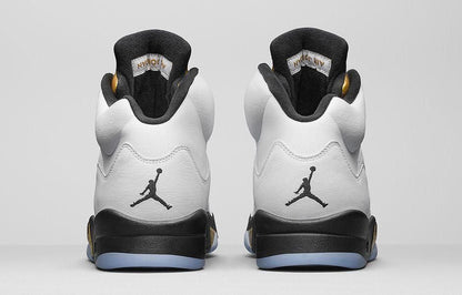 Men's Air Jordan 5 Oympic Gold Medal Shoes