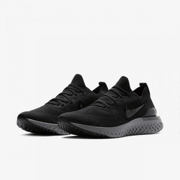 Men's Epic React Flyknit 2 Black Grey Shoes