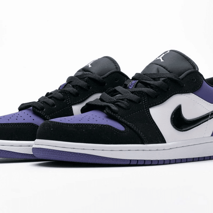 Men's Air Jordan 1 Low Court Purple Shoes