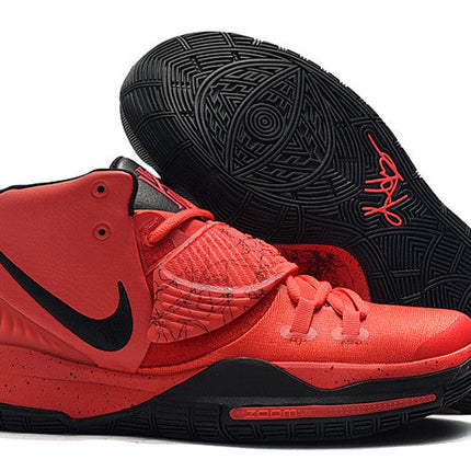 Men's Kyrie 6 Red Black Shoes
