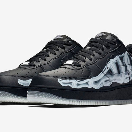 Men's Air Force 1 Black Skeleton Shoes