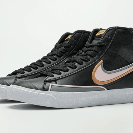 Men's Blazer Mid 77 Black Pink Shoes