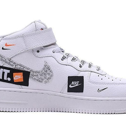 Men's Air Force 1 Mid Utility Just Do It White Shoes