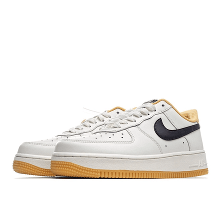 Men's Air Force 1 White Yellow Black Shoes