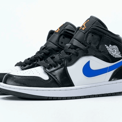 Men's Air Jordan 1 Mid Astronomy Blue Shoes