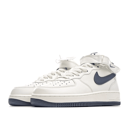 Men's Air Force 1 Mid Milk White Shoes