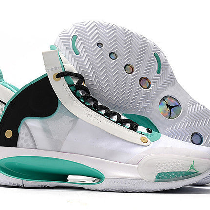 Men's Air Jordan 34 XXXIV White Green Shoes