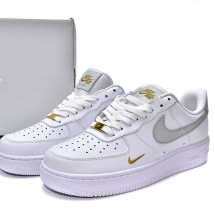 Men's Air Force 1 Low Essential White Light Silver Shoes
