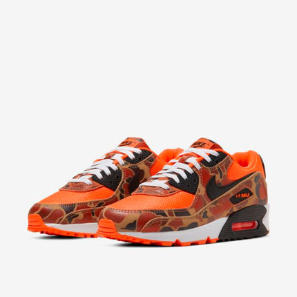 Men's Air Max 90 Orange Duck Camo Shoes