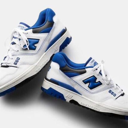 Men's New Balance 550 White Blue Shoes