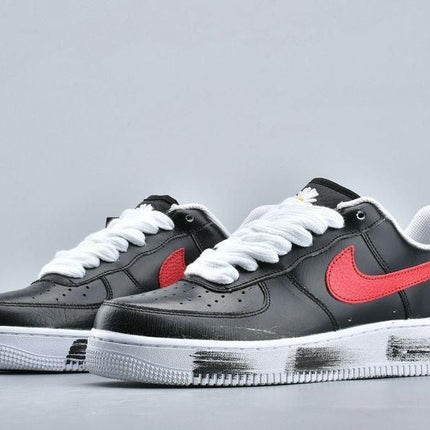 Men's PEACEMINUSONE x Air Force 1 G-Dragon Para Noise Black Red Shoes