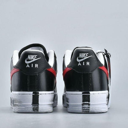 Men's PEACEMINUSONE x Air Force 1 G-Dragon Para Noise Black Red Shoes