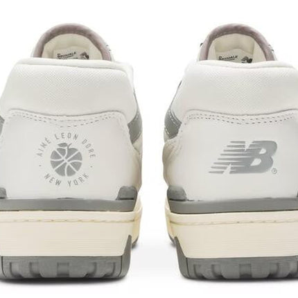 Men's New Balance 550 Aime Leon Dore White Grey Shoes