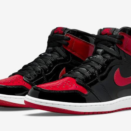 Men's Air Jordan 1 Bred Toe Shoes