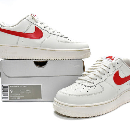 Men's Air Force 1 Low Sport Red Shoes
