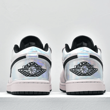 Men's Air Jordan 1 Low Dirty Powder Iridescent Shoes