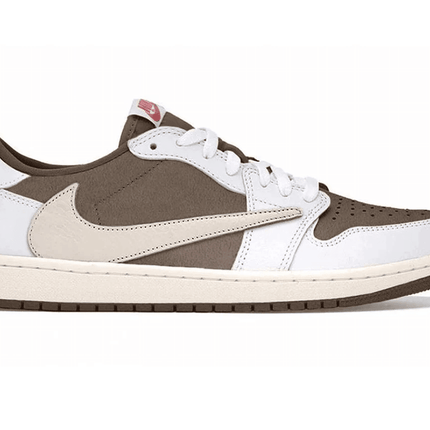Men's Travis Scott x Air Jordan 1 Low Reverse Mocha Shoes