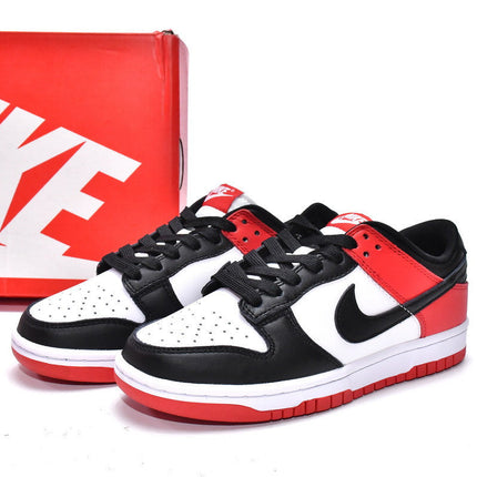 Men's SB Dunk Low Black Red Shoes