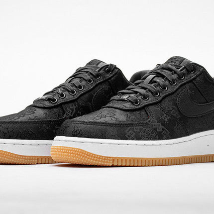 Men's Fragment Clot x Air Force 1 PRM Black Shoes
