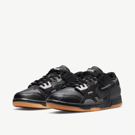 Men's SB Dunk Low Dunk Scrap Black Gum Shoes