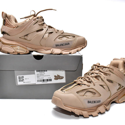 Men's Balenciaga Track Lace-Up Coffee Brown Shoes