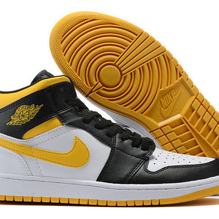 Men's Air Jordan 1 High Yellow Ochre Shoes