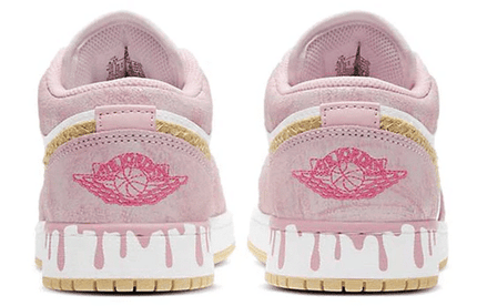 Men's Air Jordan 1 Low GS Strawberry Ice Cream Shoes