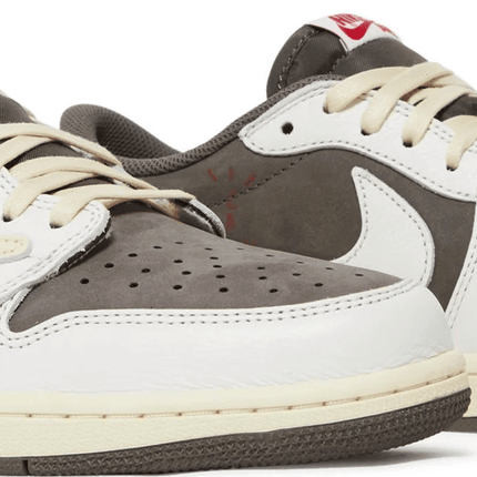 Men's Air Jordan 1 Low OG x Travis Scott Reverse Mocha Shoes